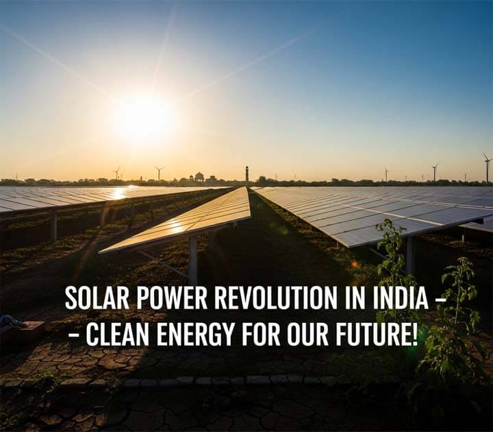 భారతదేశంలో సౌరశక్తి విప్లవం - మన భవిష్యత్తు కోసం స్వచ్ఛమైన ఇంధనం! thumbnail